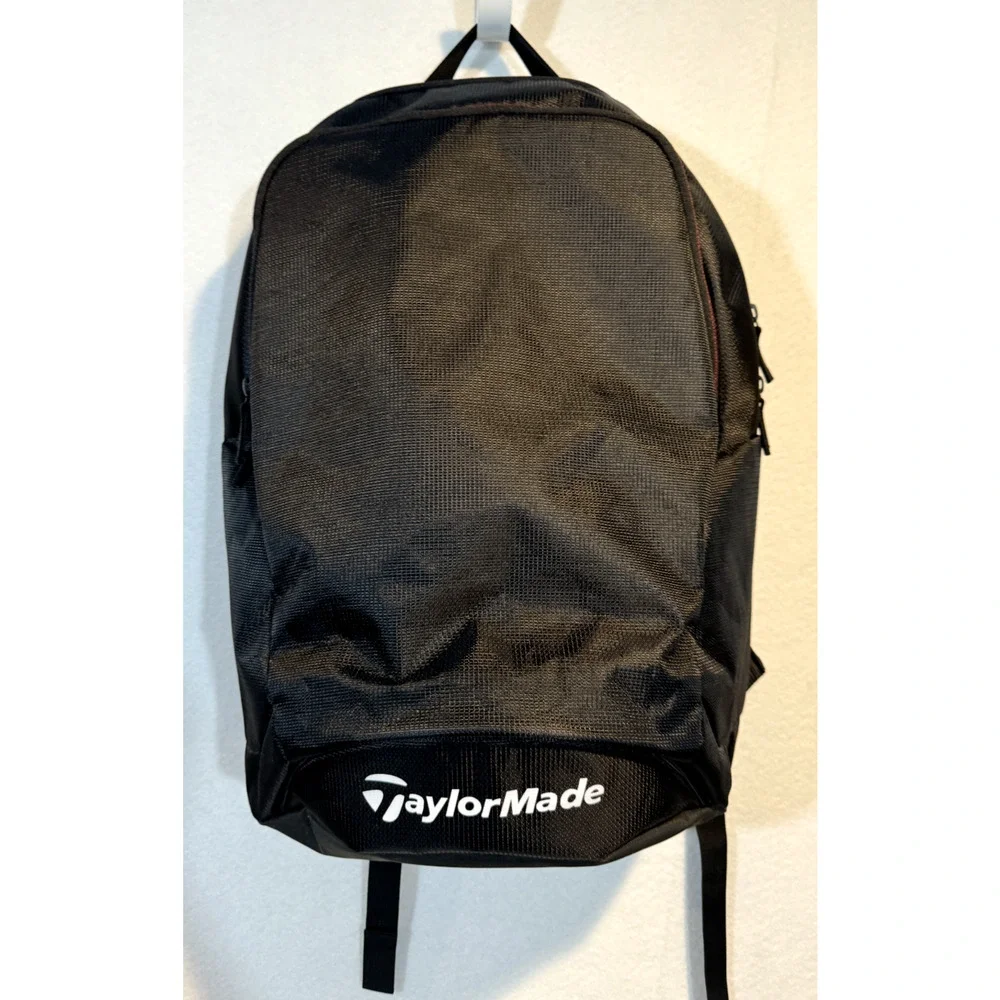 TaylorMade Backpack Black‎ Golf Caddy Carry On Computer Travel Bag TM 3.0